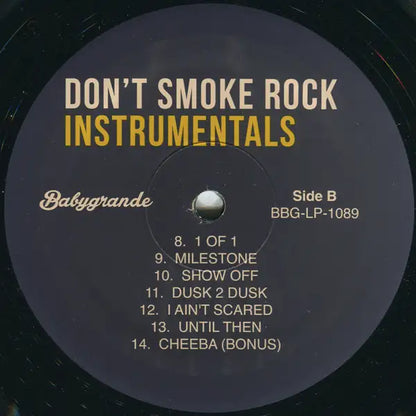 Smoke DZA x Pete Rock – Don't Smoke Rock Instrumentals | LP Record