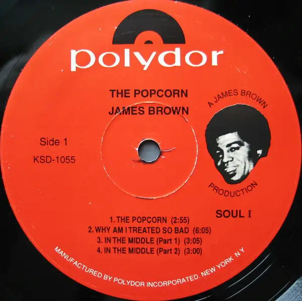 James Brown Directs And Dances With The James Brown Band – The Popcorn | LP Record