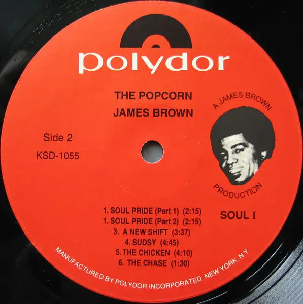 James Brown Directs And Dances With The James Brown Band – The Popcorn | LP  Record